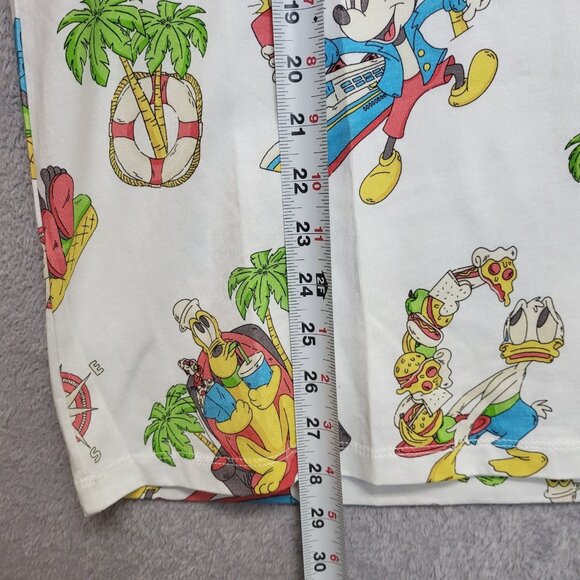 Disney Cruise Line Shirt Adult Medium Crewneck All Over Print Tee Damaged NWOT - Picture 6 of 9